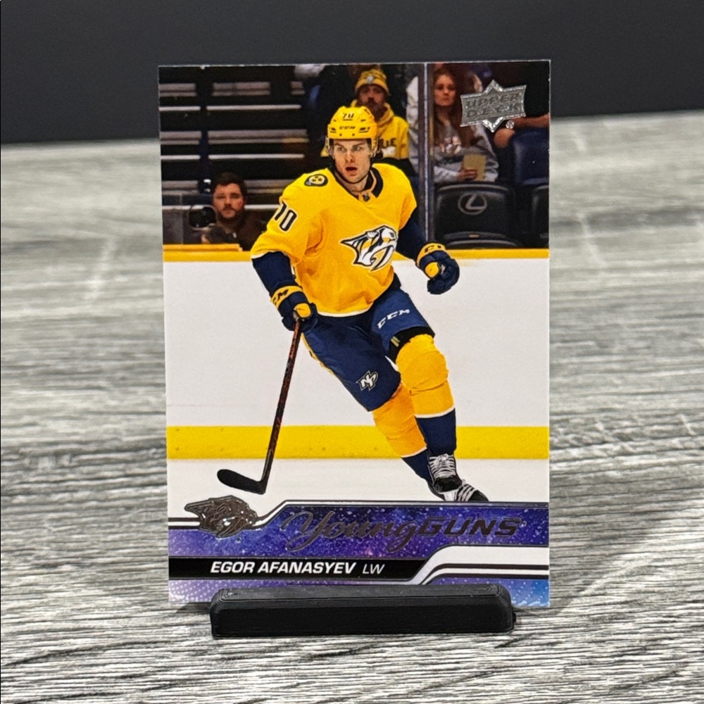 NHL | Upper Deck (Young Guns) #226: Nashville Predators: Egor Afanasyev (2023)